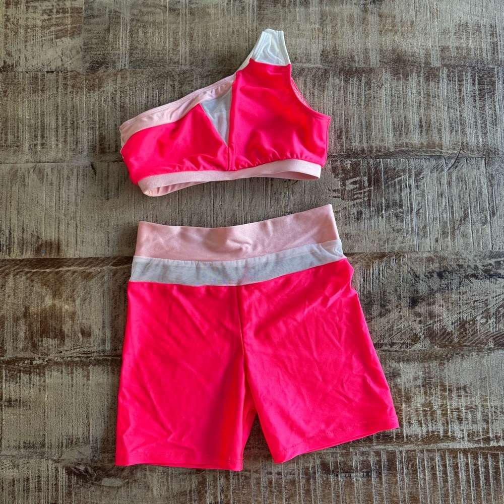 Patrick J Dancewear Set Pink Size Child XL